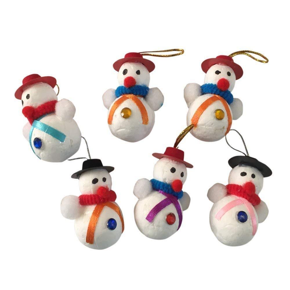 Christmas Snowman Hanging Ornaments | Tree Hanging Decorations - 12 pcs DECORATIONS Pretty UR Party