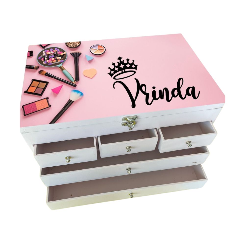 Wooden Vanity with 4 compartments Wooden Vanity with 4 compartments