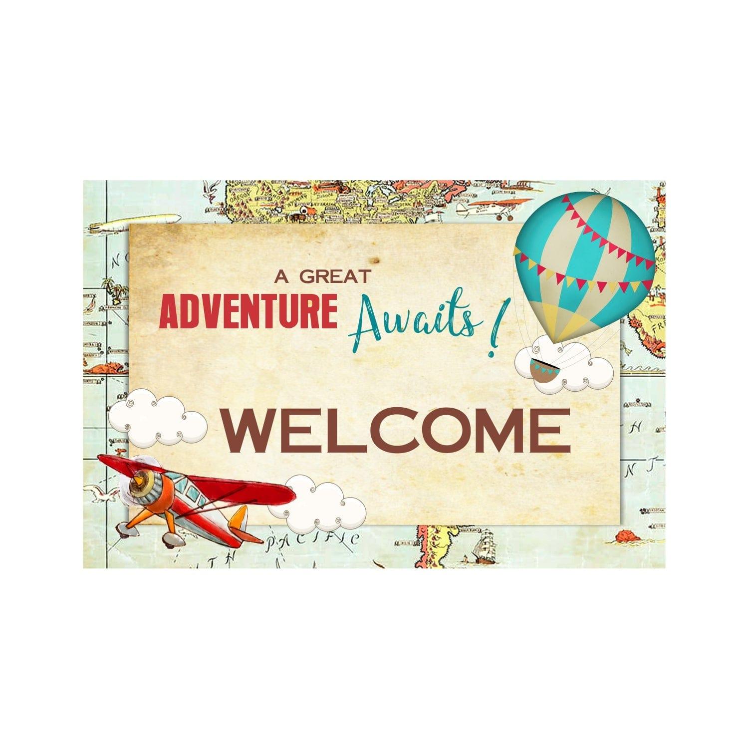 Travel Party Decorations Kit - 80 Pieces Combo Pack BIRTHDAYS Pretty UR Party