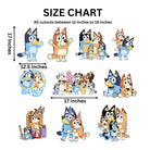 Bluey Theme Cutouts THEME PARTIES Pretty UR Party