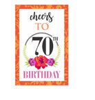 70th Birthday Poster 03 THEME PARTIES Pretty UR Party