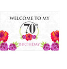 70th Birthday Theme Table Mats THEME PARTIES Pretty UR Party