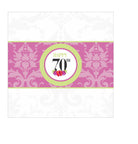 70th Birthday Theme Chocolate Wrappers THEME PARTIES Pretty UR Party