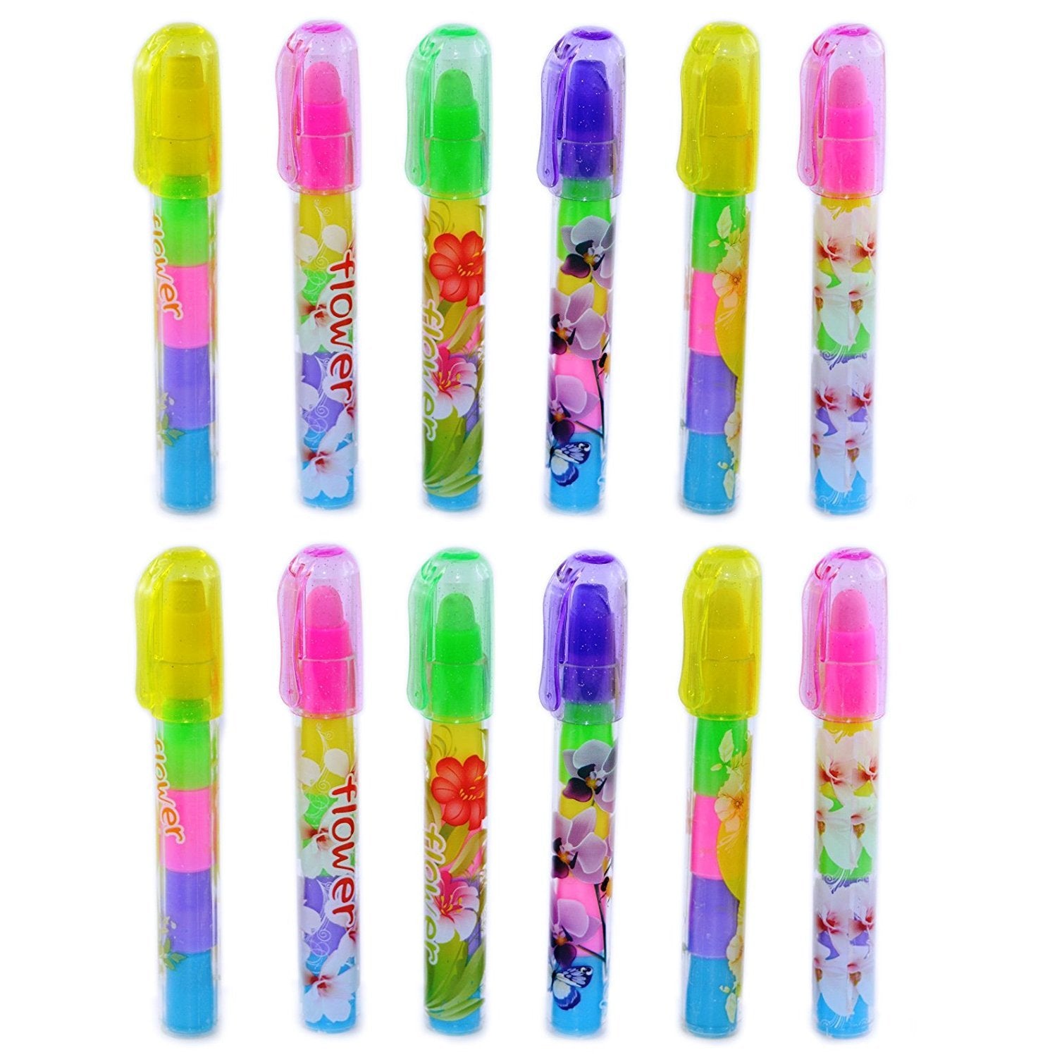 Stacking Pen Type Erasers - Pack of 4 ALL PARTY SUPPLIES PRETTY UR PARTY