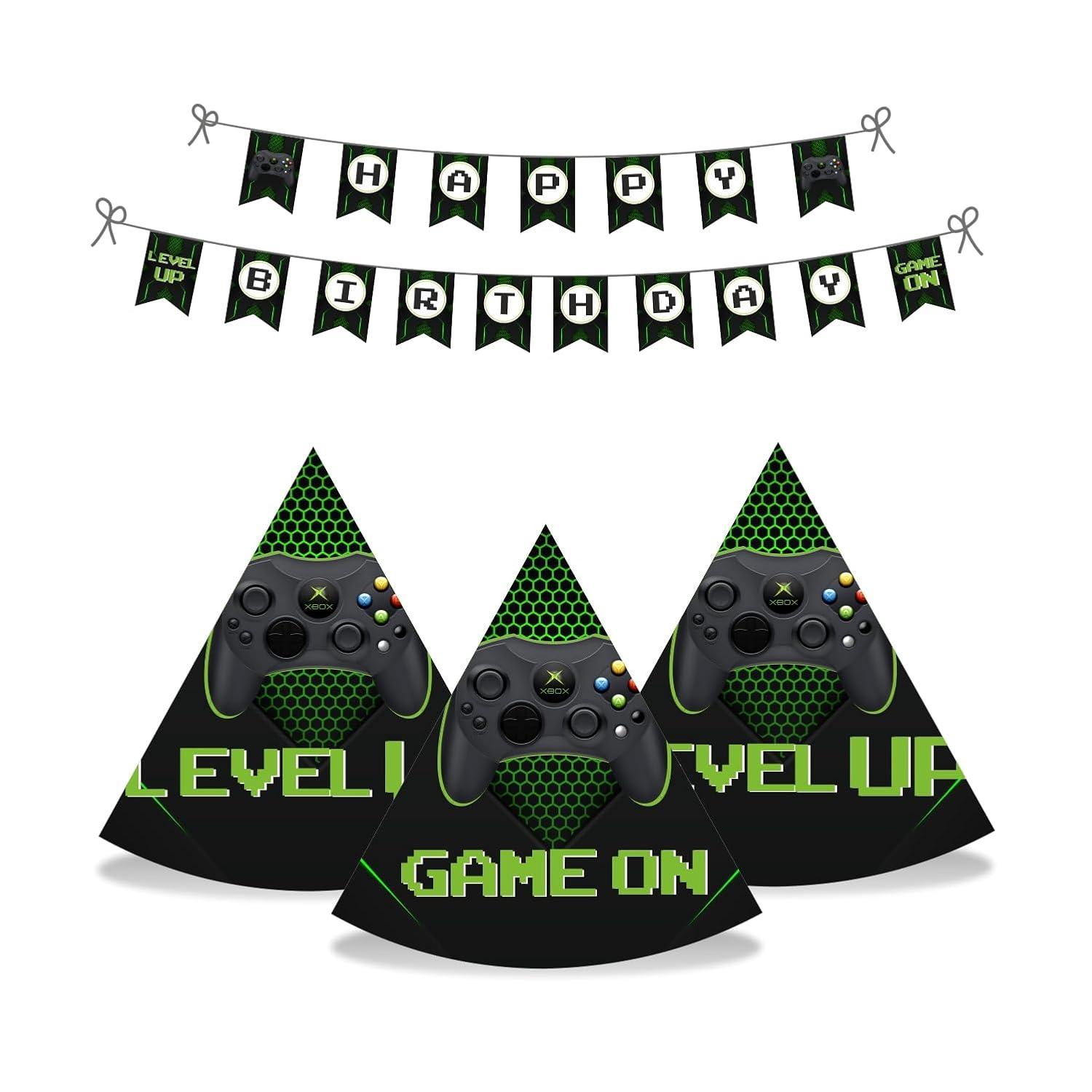 Game On Party Decorations Kit - 80 pcs combo pack THEME PARTIES Pretty UR Party