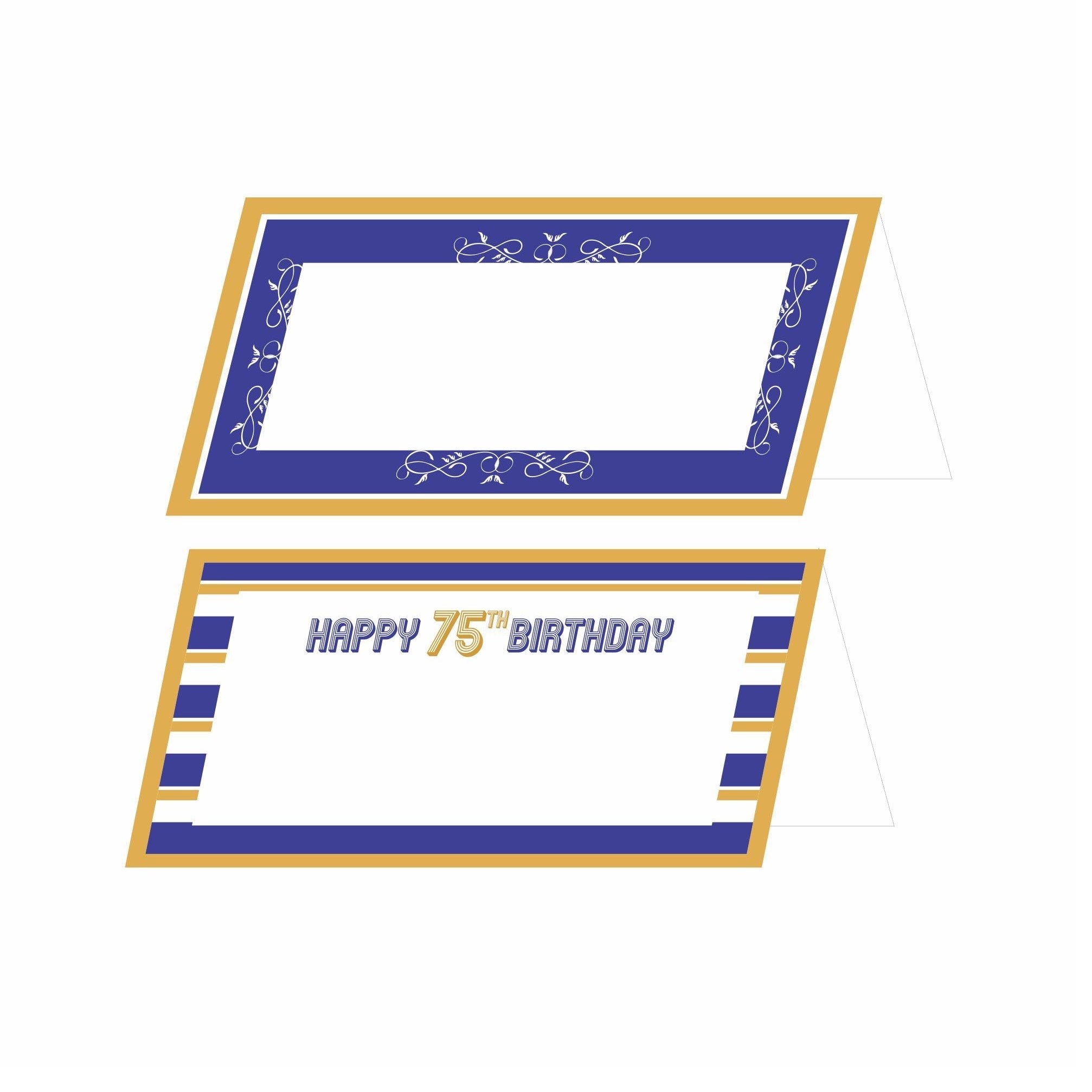 75th Birthday Food Labels / Buffet Table Cards THEME PARTIES Pretty UR Party