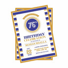 75th Birthday Theme E-Invitations ALL PARTY SUPPLIES Pretty UR Party