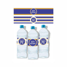 75th Birthday Theme Water Bottle Labels THEME PARTIES Pretty UR Party