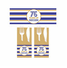 75th Birthday Theme Napkin Rings THEME PARTIES Pretty UR Party