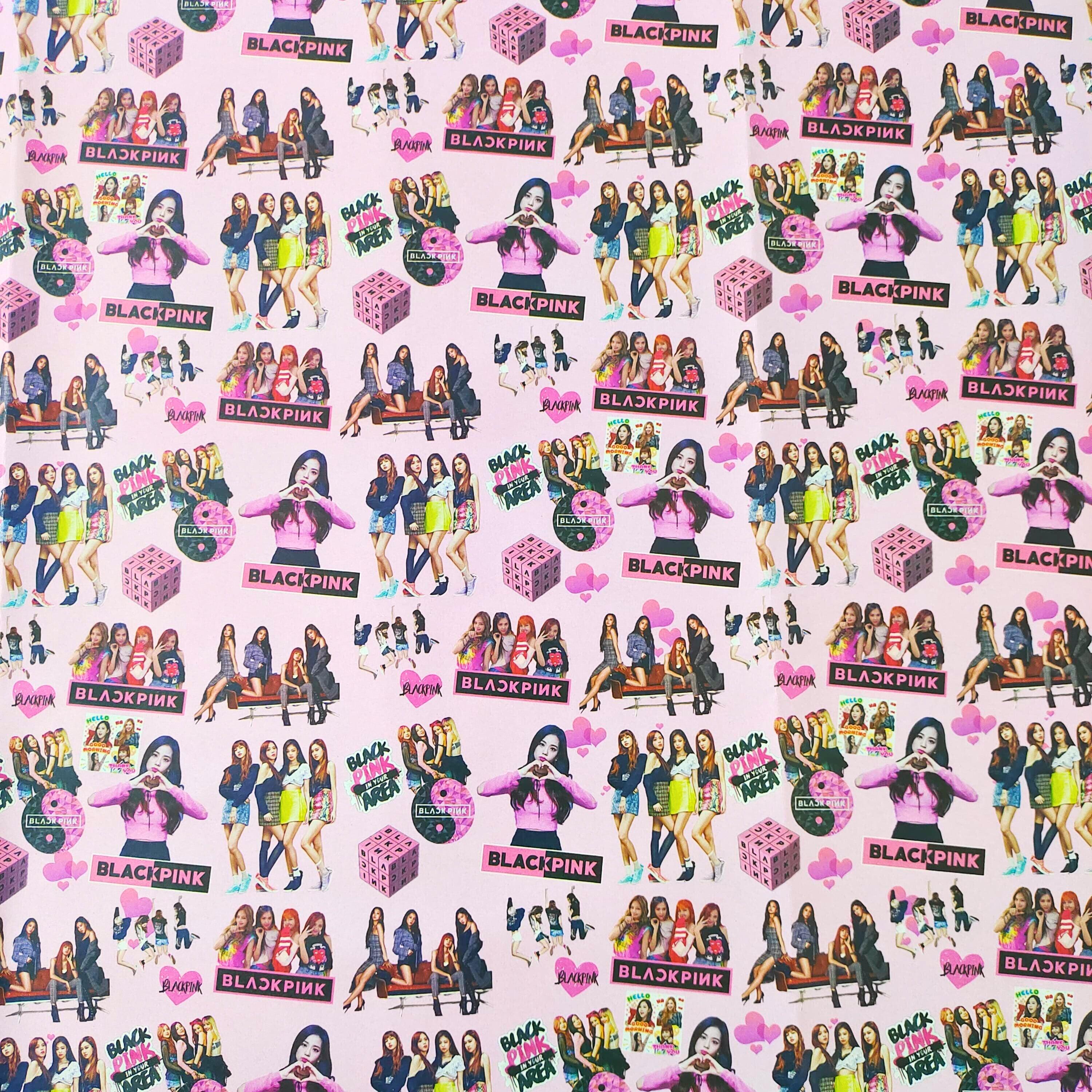 BlackPink Wrapping paper (pack of 5) RETURN GIFTS Pretty UR Party
