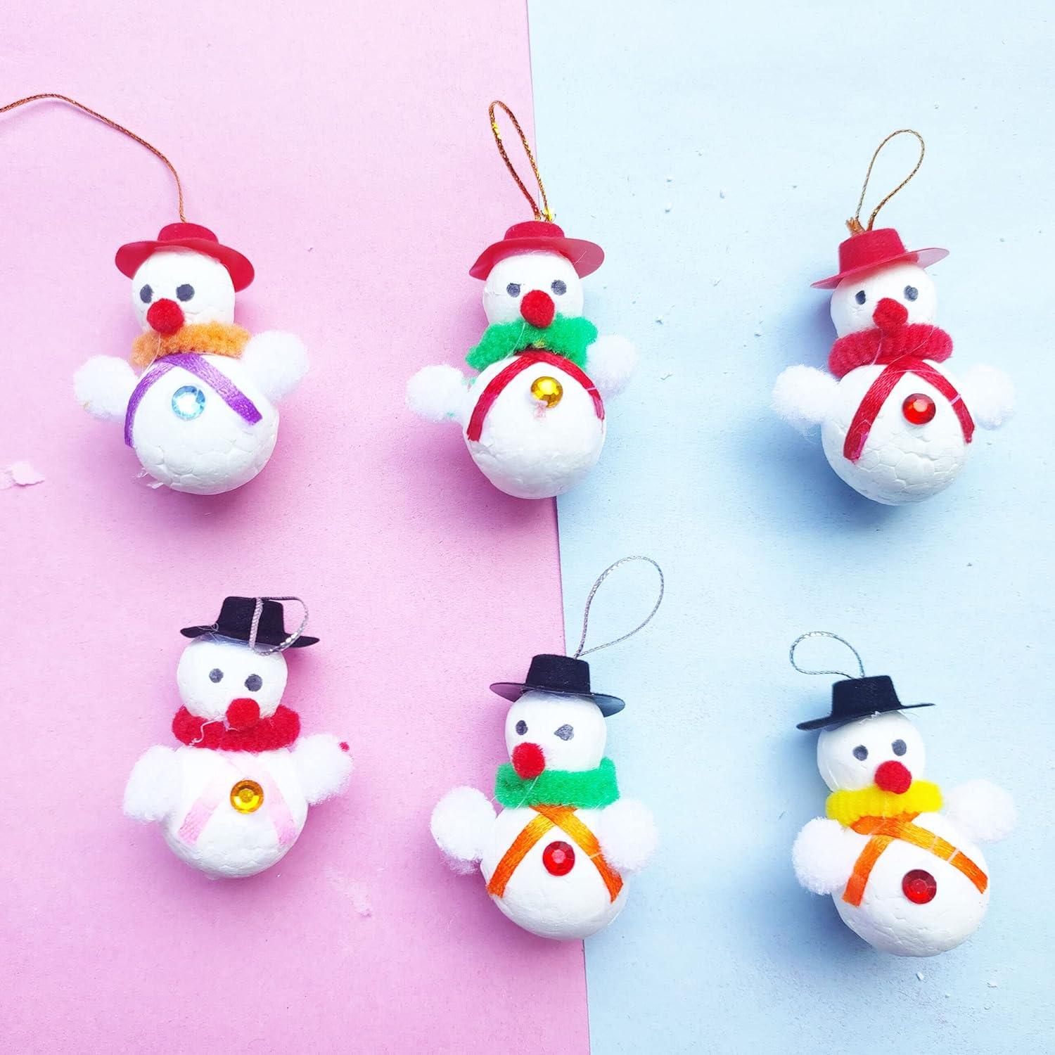 Christmas Snowman Hanging Ornaments | Tree Hanging Decorations - 12 pcs DECORATIONS Pretty UR Party