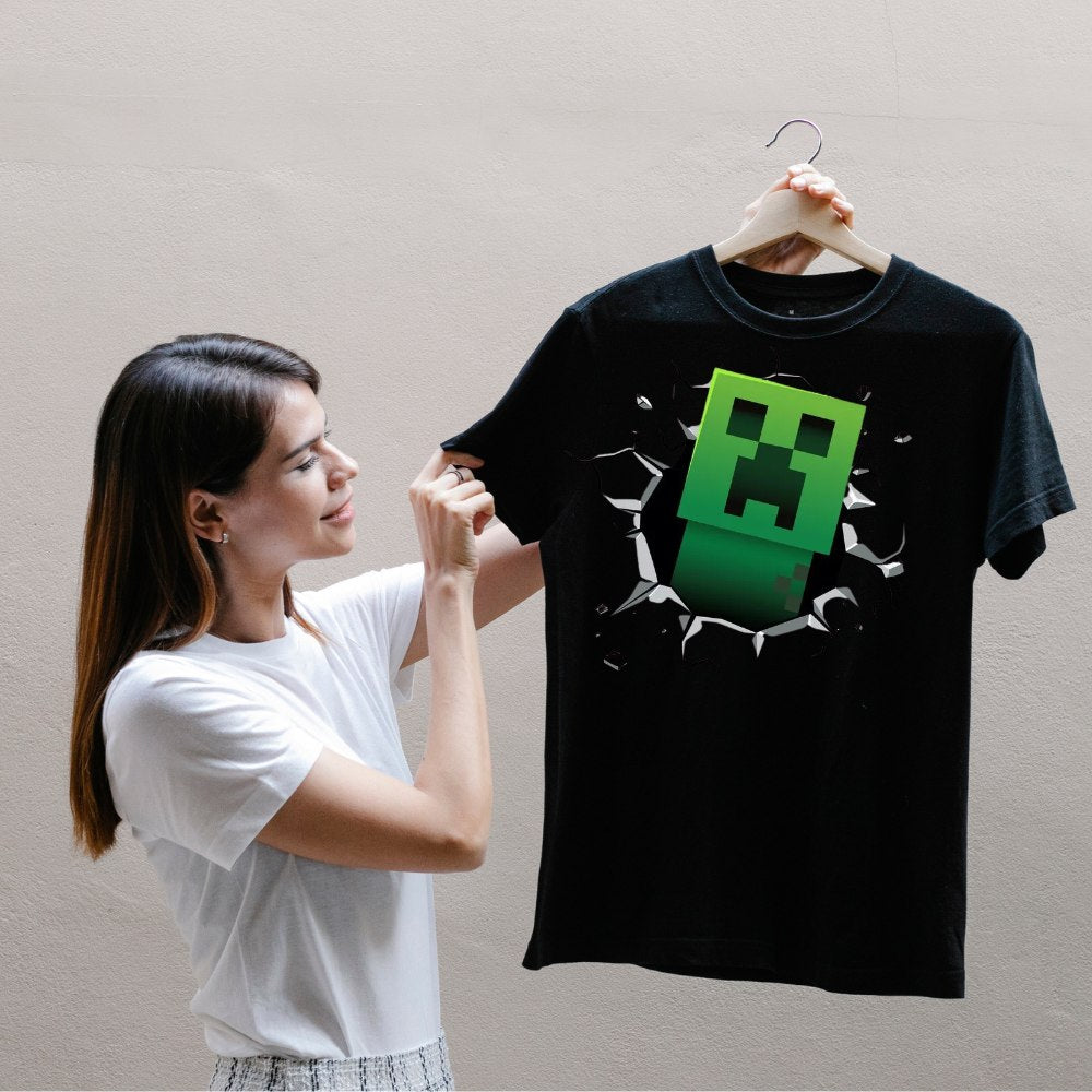 Minecraft theme T-shirtn - Design 1 RETURN GIFTS Pretty UR Party