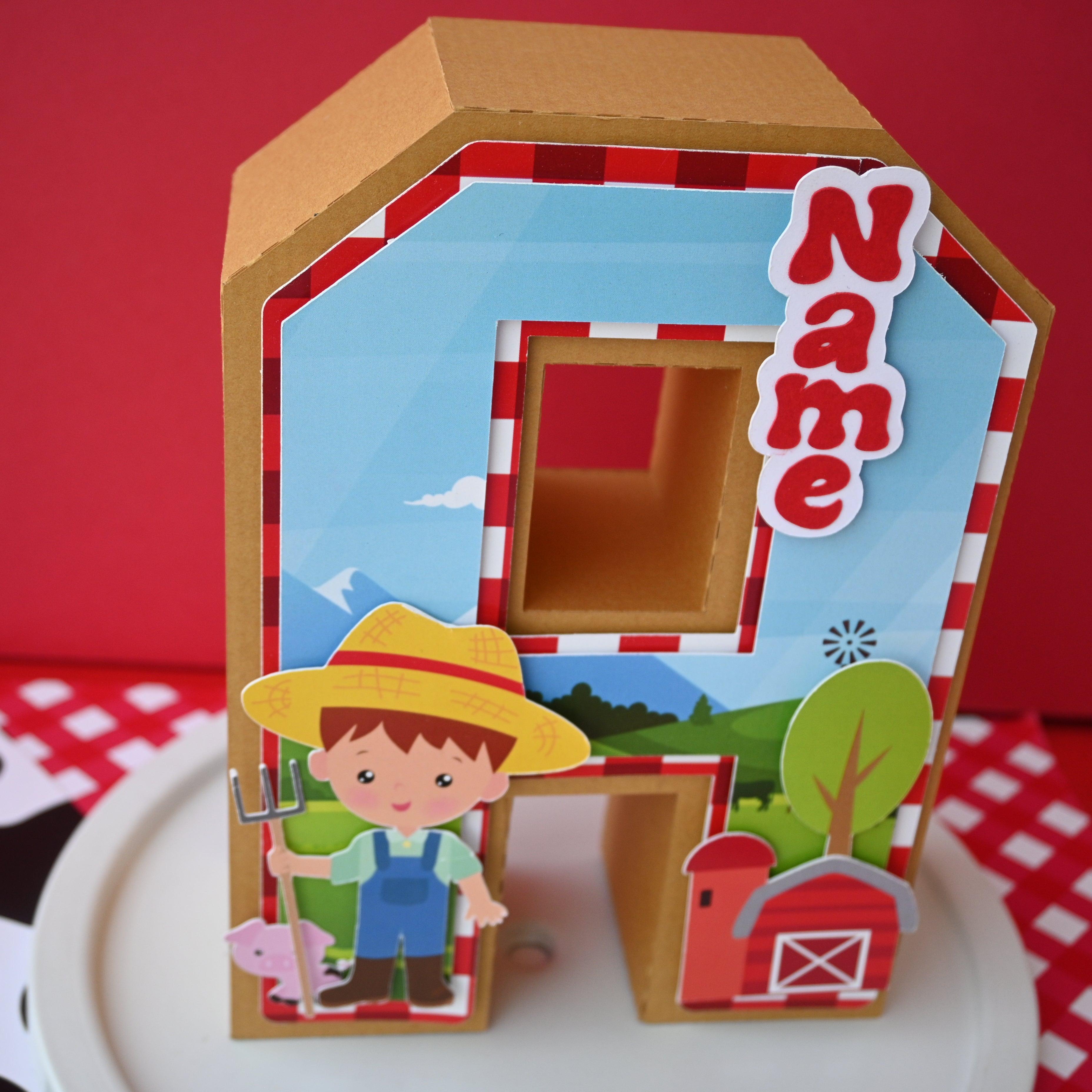 Barnyard 3D Letter / Number HANDCRAFTED PRETTY UR PARTY