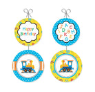 Alphabets and Train theme Danglers THEME PARTIES Pretty UR Party