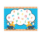 Alphabets and Train theme Table Mats THEME PARTIES Pretty UR Party