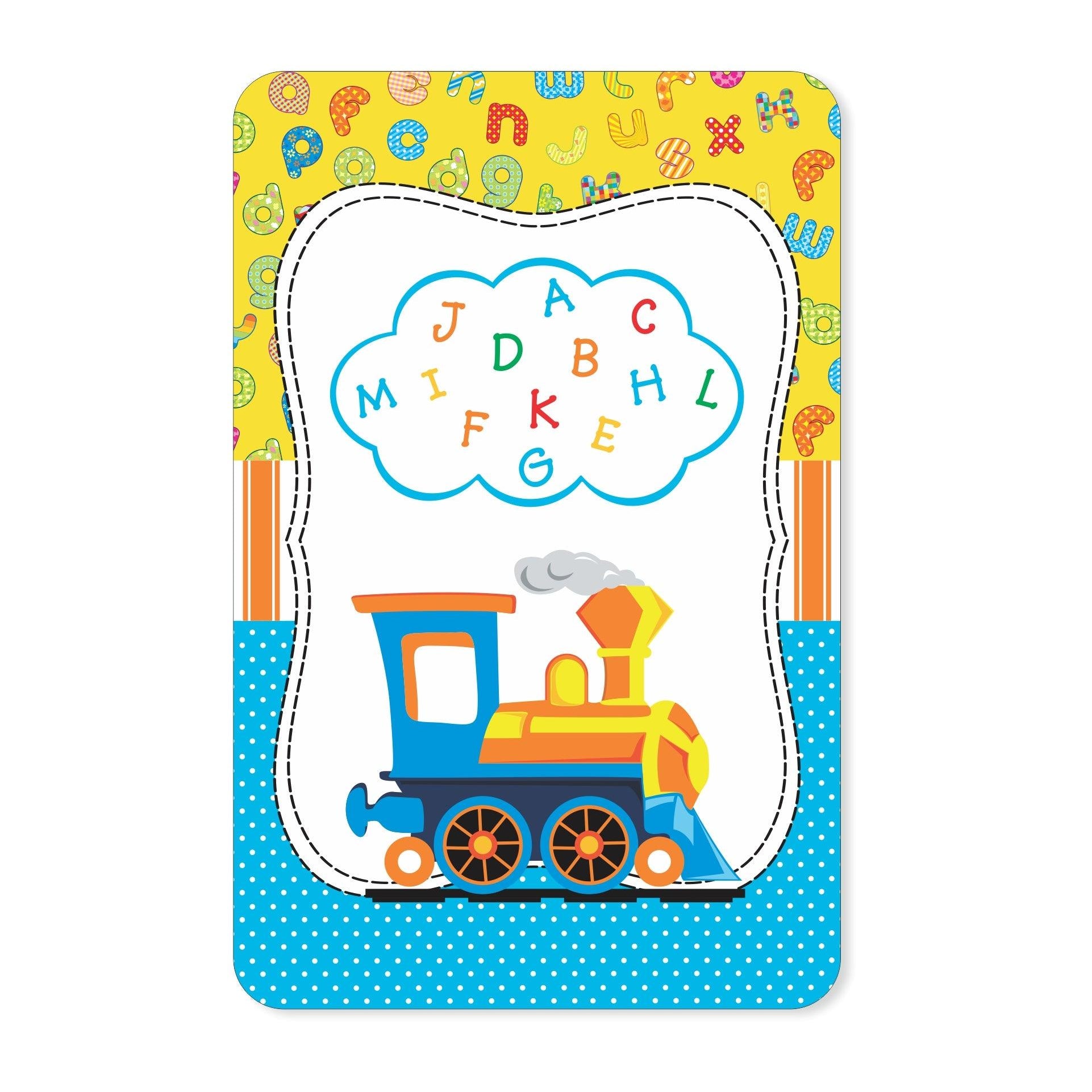 Alphabets and Train theme Centerpieces - Pack of 2 THEME PARTIES Pretty UR Party