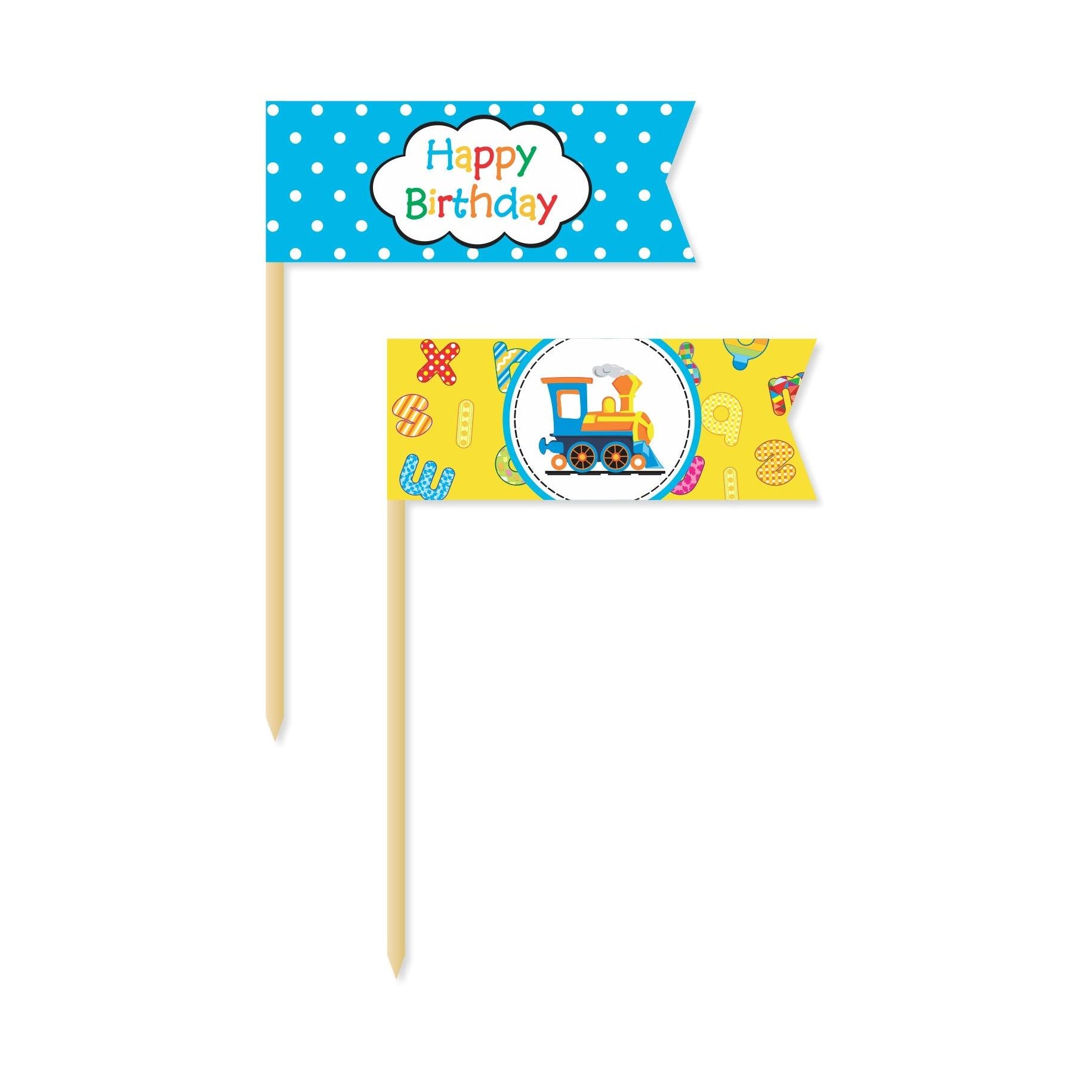 Alphabets and Train theme Picks THEME PARTIES Pretty UR Party