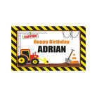 New Construction Theme Backdrop PERSONALISED Pretty UR Party