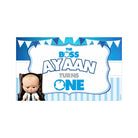 Boss Baby Theme Backdrop PERSONALISED Pretty UR Party