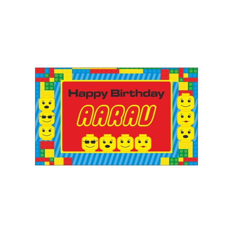 Lego Theme Backdrop THEME PARTIES Pretty UR Party