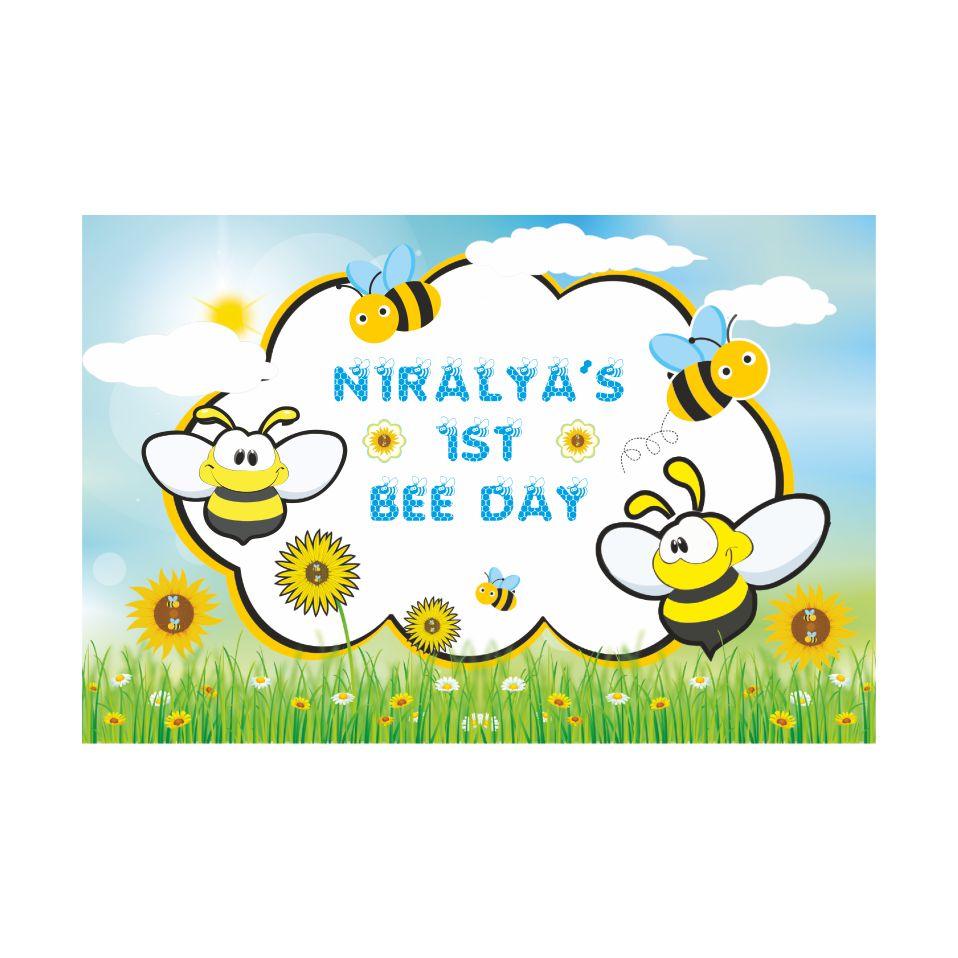 Bumble Bee Backdrop THEME PARTIES Pretty UR Party