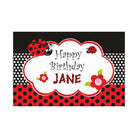 Lady Bug Theme Backdrop THEME PARTIES Pretty UR Party