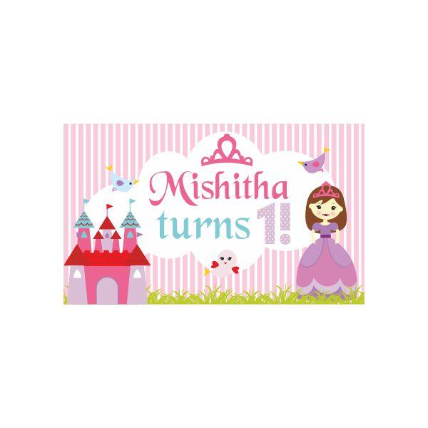 Little Princess Theme Backdrop THEME PARTIES Pretty UR Party