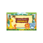 Jungle Theme Backdrop PERSONALISED Pretty UR Party