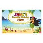 Hawaiian Theme Backdrop PERSONALISED Pretty UR Party
