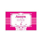 Princess 1st Birthday Theme Backdrop PERSONALISED Pretty UR Party
