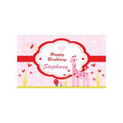 Girly Giraffe Theme Backdrop PERSONALISED Pretty UR Party