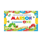 The Hungry Caterpillar Theme Backdrop PERSONALISED Pretty UR Party