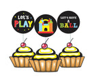 Ball Theme Cupcake / Food Toppers THEME PARTIES Pretty UR Party