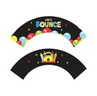 Ball Theme Cupcake Wrappers THEME PARTIES Pretty UR Party