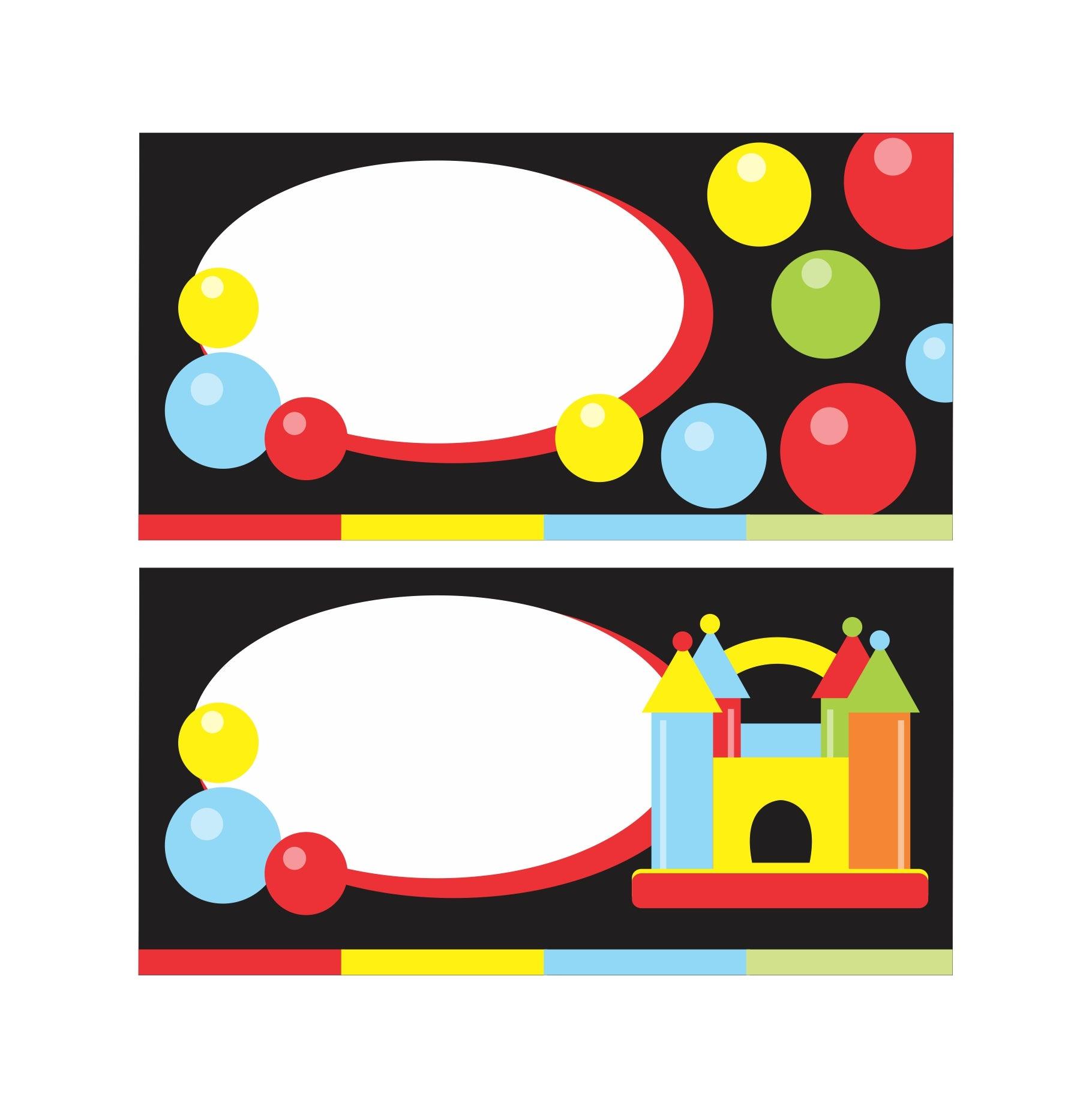 Ball Theme Food Labels / Buffet Table Cards THEME PARTIES Pretty UR Party