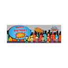 Personalized Superhero Birthday Banner 30in ALL PARTY SUPPLIES Pretty UR Party