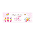 Personalized Butterfly Birthday Banner 30in ALL PARTY SUPPLIES Pretty UR Party