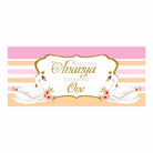 Personalized Swan Theme Banner 30in ALL PARTY SUPPLIES Pretty UR Party