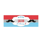 Personalized Moustache Birthday Banner 30in ALL PARTY SUPPLIES Pretty UR Party