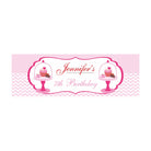 Personalized Cupcake Birthday Banner 30in ALL PARTY SUPPLIES Pretty UR Party