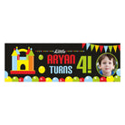 Personalized Ball Theme Banner 30in ALL PARTY SUPPLIES Pretty UR Party