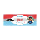 Personalized Moustache Birthday Banner 30in ALL PARTY SUPPLIES Pretty UR Party