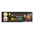 Personalized Mad Scientist Theme Banner 30in ALL PARTY SUPPLIES Pretty UR Party