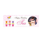 Personalized Butterfly Birthday Banner 30in ALL PARTY SUPPLIES Pretty UR Party