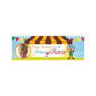 Personalized Circus Birthday Banner 30in ALL PARTY SUPPLIES Pretty UR Party