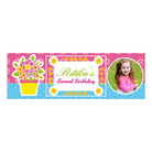 Personalized Flowers Birthday Banner 30in ALL PARTY SUPPLIES Pretty UR Party