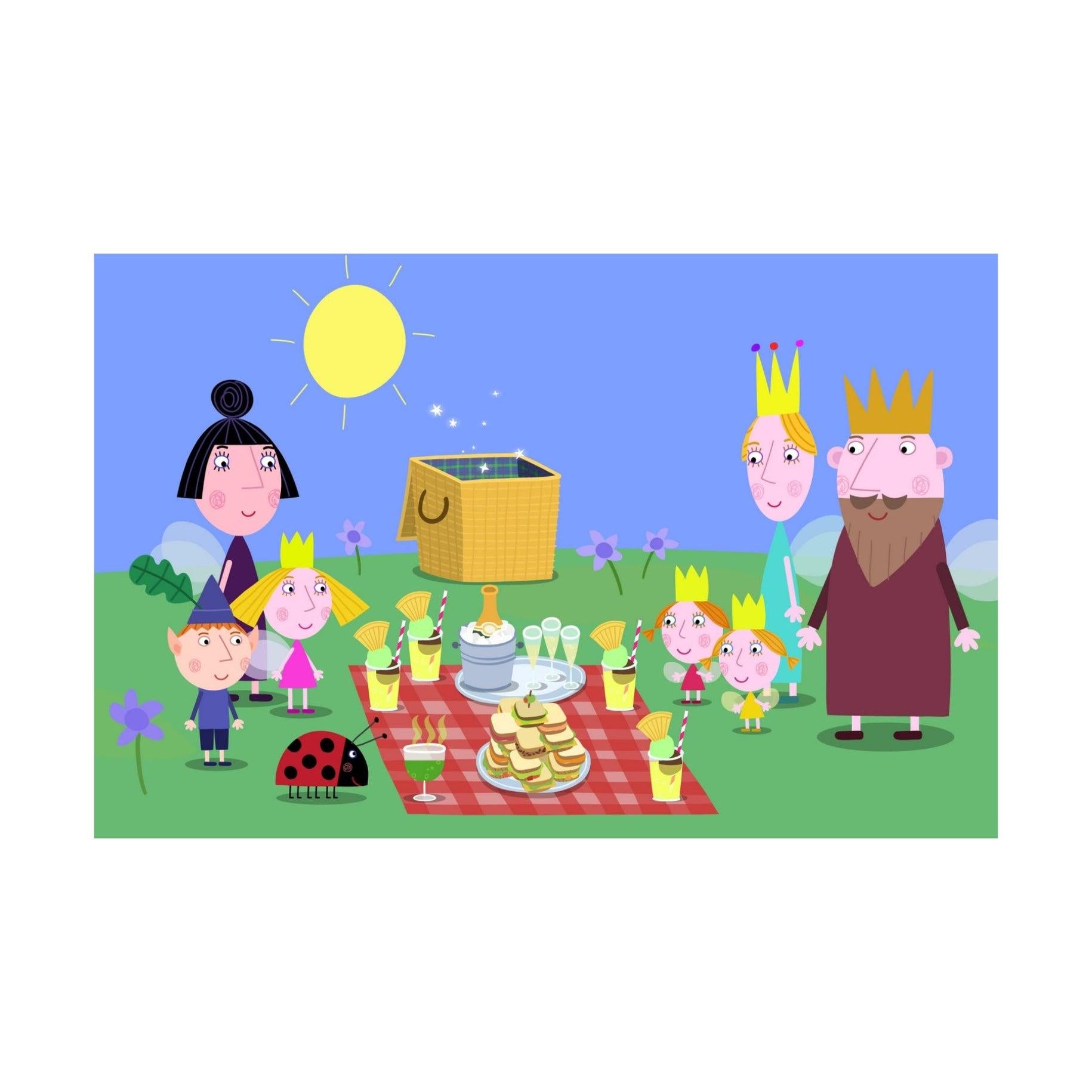 Ben and Holly's Little Kingdom Theme Table Mats THEME PARTIES Pretty UR Party