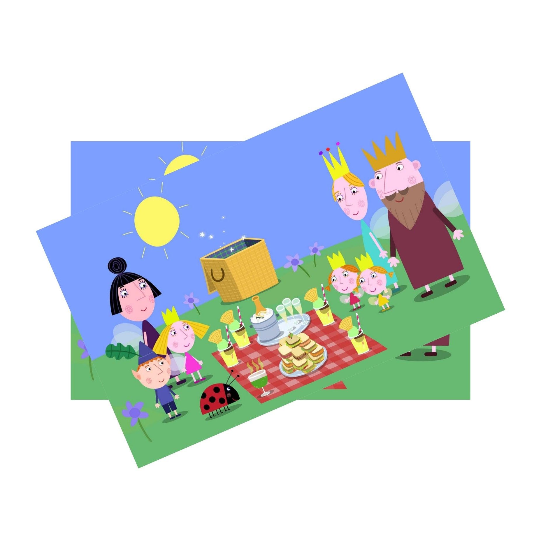Ben and Holly's Little Kingdom Theme Table Mats THEME PARTIES Pretty UR Party