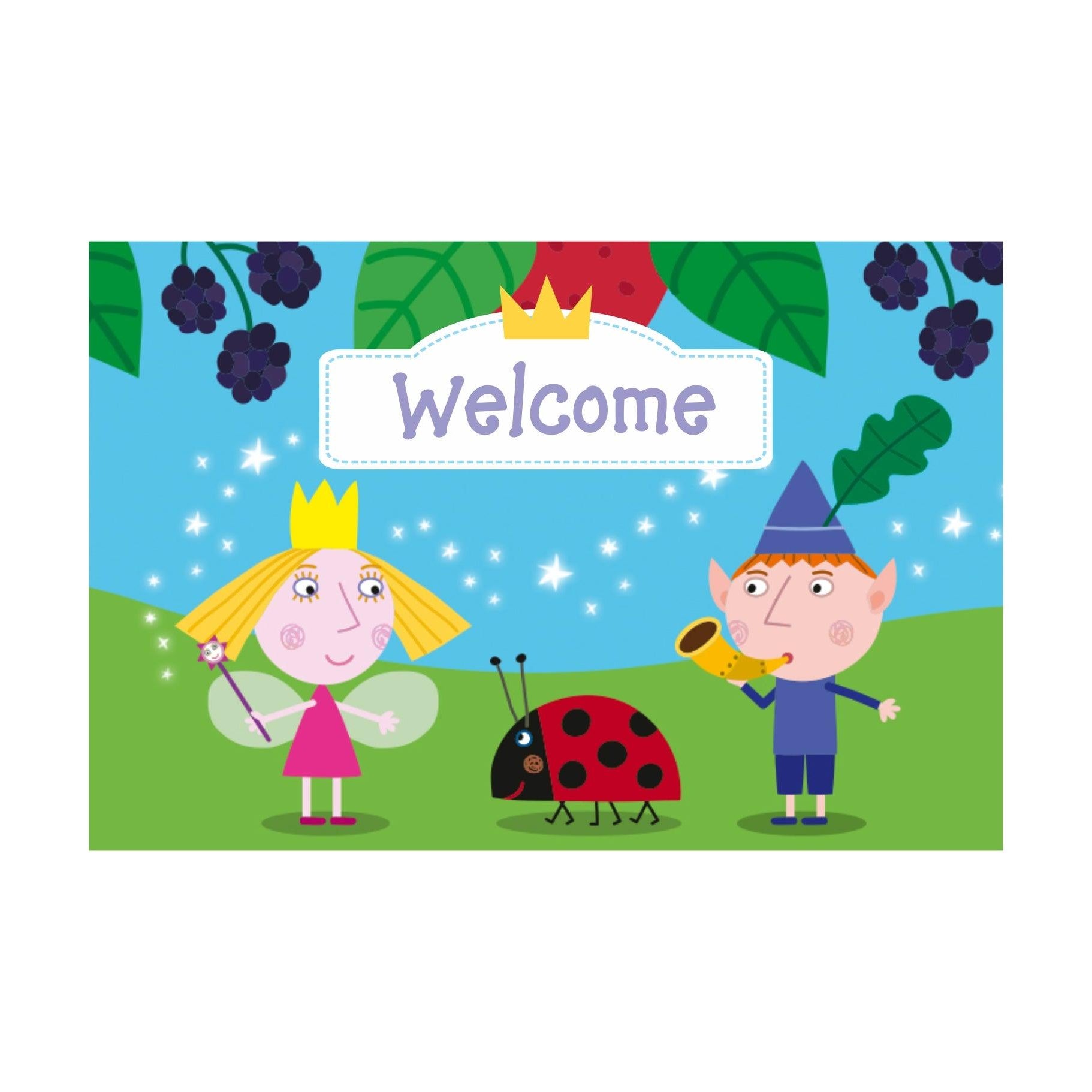 Ben and Holly's Little Kingdom Entrance Banner / Door Sign THEME PARTIES Pretty UR Party