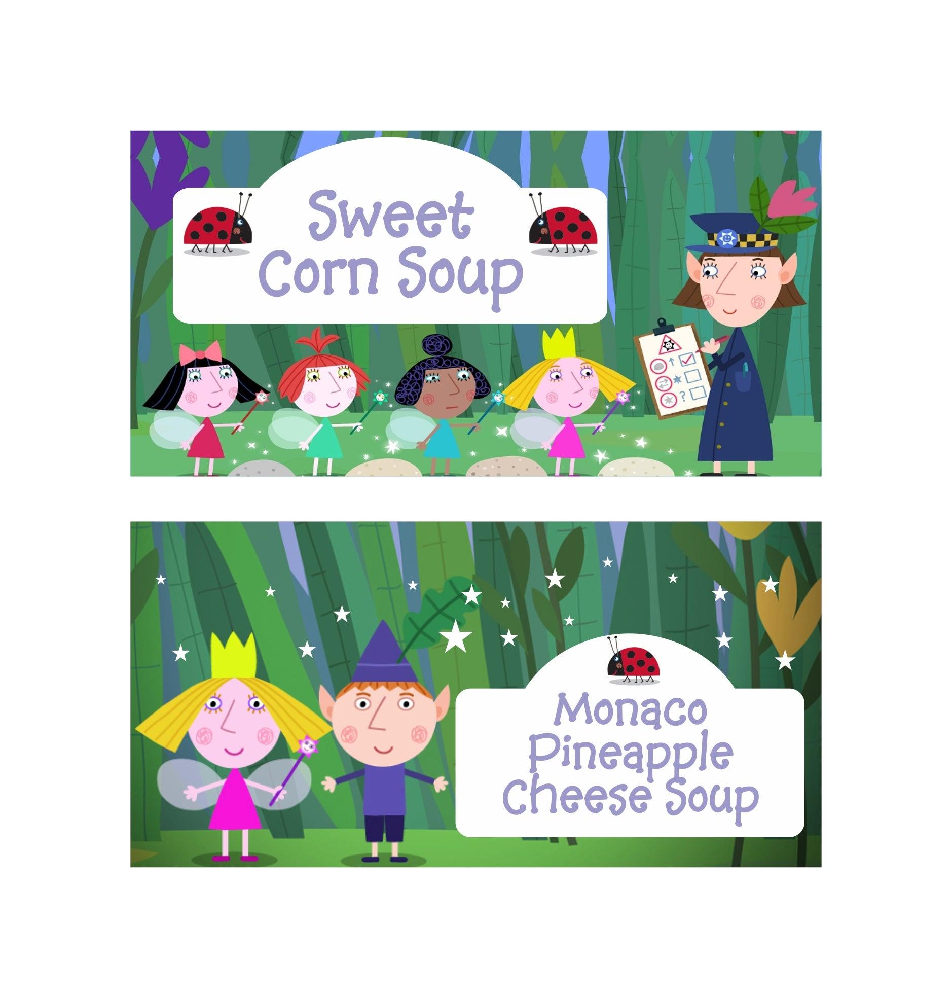 Ben and Holly's Little Kingdom Theme Food Labels / Buffet Table Cards THEME PARTIES Pretty UR Party